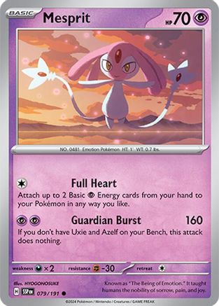 Mesprit (079/191) [SV08 Surging Sparks] Reverse Holofoil - Common