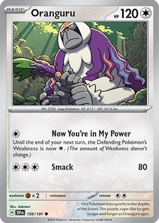 Oranguru (156) [SV08 Surging Sparks] - Common