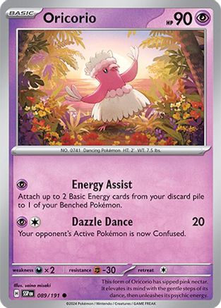 Oricorio (089/191) [SV08 Surging Sparks] Reverse Holofoil - Common