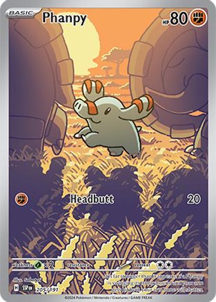 Phanpy (205/191) [SV08 Surging Sparks] Holofoil - Illustration Rare