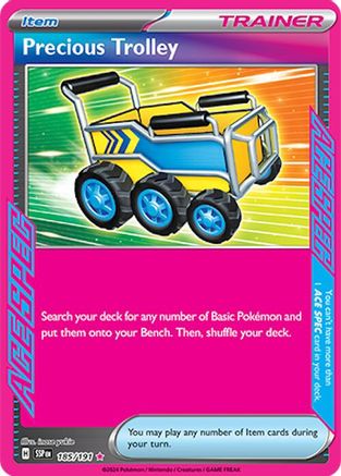 Precious Trolley (185) [SV08 Surging Sparks] Holofoil - ACE SPEC Rare