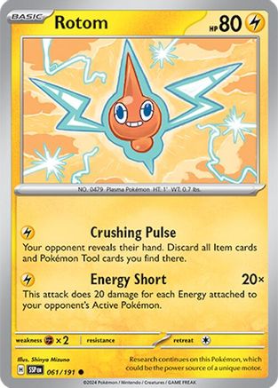 Rotom (061) [SV08 Surging Sparks] Reverse Holofoil - Common