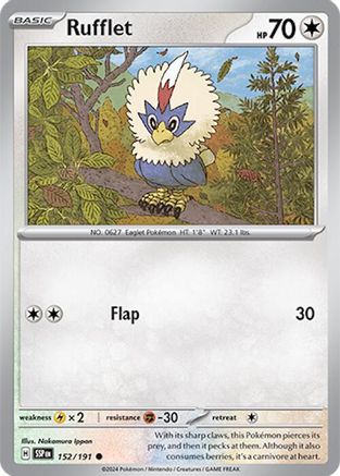 Rufflet (152) [SV08 Surging Sparks] - Common