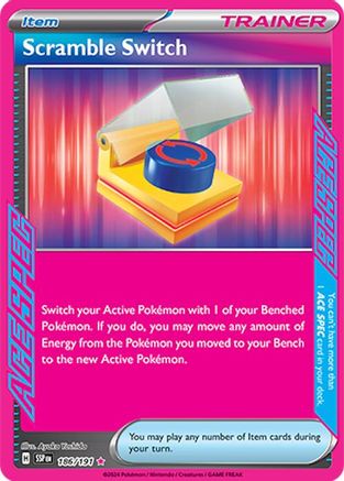 Scramble Switch (186) [SV08 Surging Sparks] Holofoil - ACE SPEC Rare