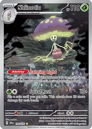 Shiinotic (194/191) [SV08 Surging Sparks] Holofoil - Illustration Rare
