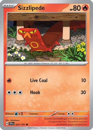 Sizzlipede (027) [SV08 Surging Sparks] - Common