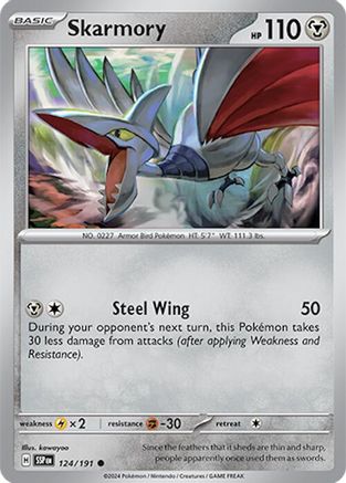 Skarmory (124/191) [SV08 Surging Sparks] - Common