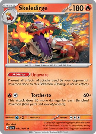 Skeledirge (031) [SV08 Surging Sparks] Holofoil - Rare