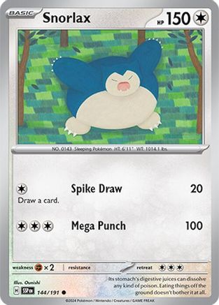 Snorlax (144) [SV08 Surging Sparks] - Common