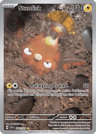 Stunfisk (202/191) [SV08 Surging Sparks] Holofoil - Illustration Rare