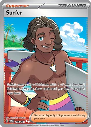 Surfer (235/191) [SV08 Surging Sparks] Holofoil - Ultra Rare