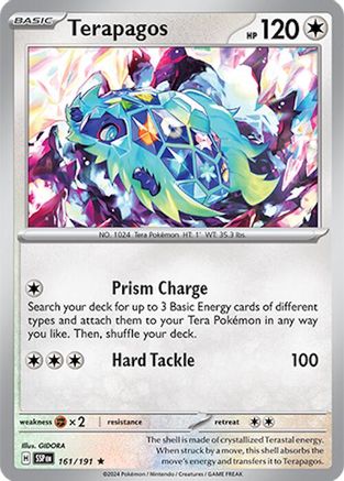 Terapagos (161) [SV08 Surging Sparks] Reverse Holofoil - Rare