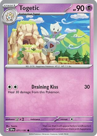 Togetic (071) [SV08 Surging Sparks] Reverse Holofoil - Common