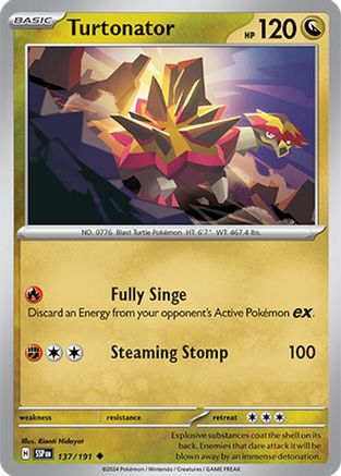 Turtonator (137) [SV08 Surging Sparks] Reverse Holofoil - Uncommon