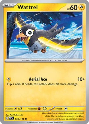 Wattrel (066) [SV08 Surging Sparks] Reverse Holofoil - Common