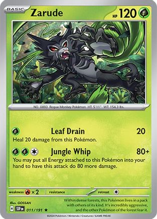 Zarude (011) [SV08 Surging Sparks] Holofoil - Rare
