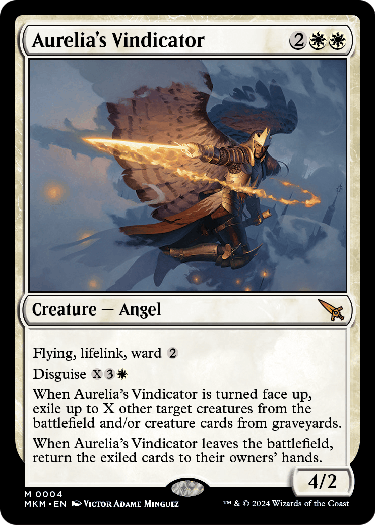 Aurelia's Vindicator (MKM-004) [Murders at Karlov Manor] Foil