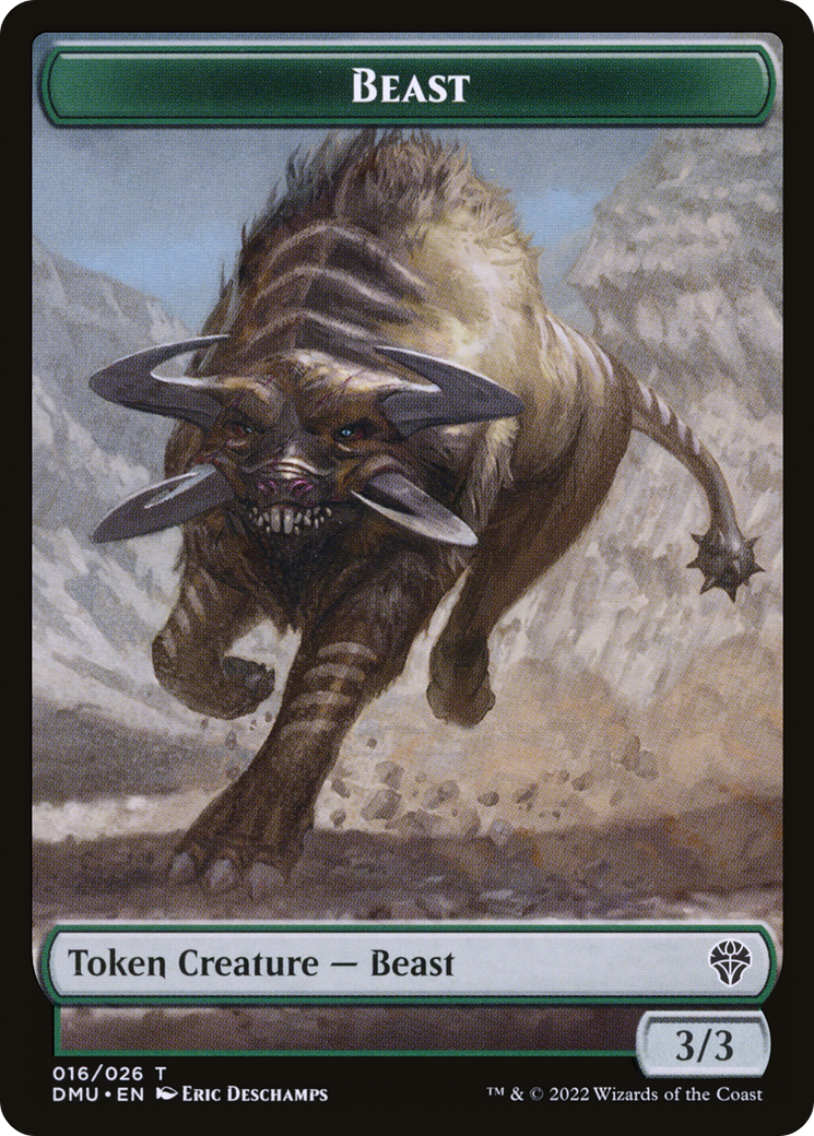 Beast Token (DMU-016) [Dominaria United Tokens]