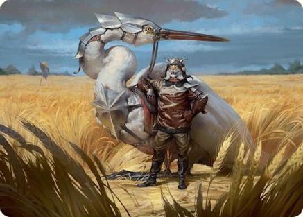 Skyknight Squire Art Card (4/54) (ASFDN-004) [Art Series: Foundations]