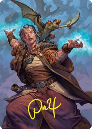 Drake Hatcher 2 Art Card (29/54) (Gold-Stamped Signature) (ASFDN-029) [Art Series: Foundations]