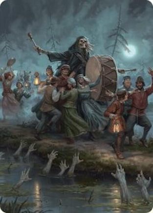 Blasphemous Edict Art Card (35/54) (ASFDN-035) [Art Series: Foundations]