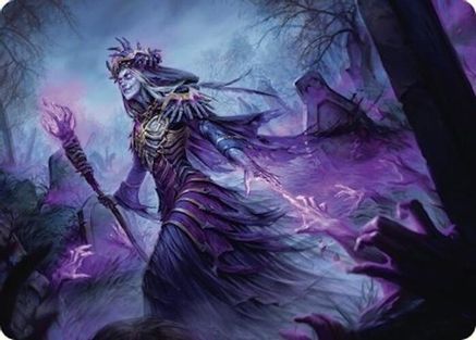 Zul Ashur, Lich Lord Art Card (10/54) (ASFDN-010) [Art Series: Foundations]