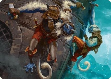 Goblin Boarders Art Card (11/54) (ASFDN-011) [Art Series: Foundations]