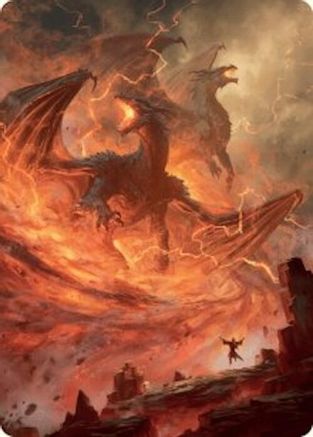 Rite of the Dragoncaller Art Card (38/54) (ASFDN-038) [Art Series: Foundations]
