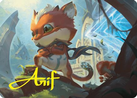 Loot, Exuberant Explorer Art Card (12/54) (Gold-Stamped Signature) (ASFDN-012) [Art Series: Foundations]