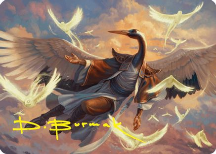 Kykar, Zephyr Awakener Art Card (16/54) (Gold-Stamped Signature) (ASFDN-016) [Art Series: Foundations]