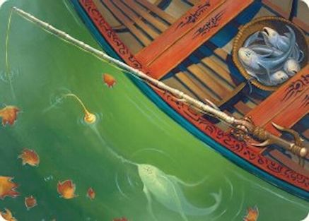 Fishing Pole Art Card (18/54) (ASFDN-018) [Art Series: Foundations]