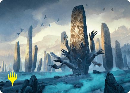 Soulstone Sanctuary Art Card (19/54) (Gold-Stamped Signature) (ASFDN-019) [Art Series: Foundations]
