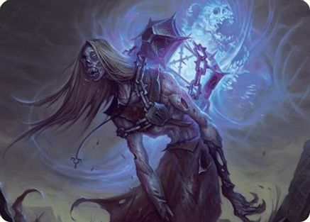 Soul-Shackled Zombie Art Card (9/54) (ASFDN-009) [Art Series: Foundations]