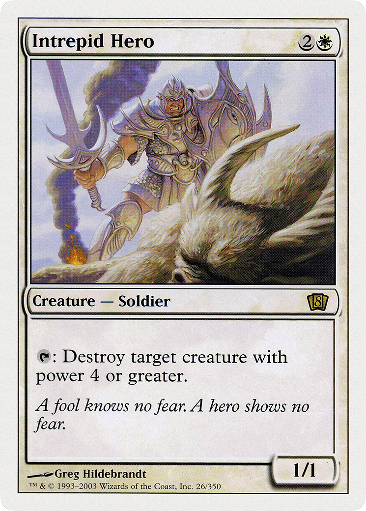 Intrepid Hero (8ED-026) [8th Edition]