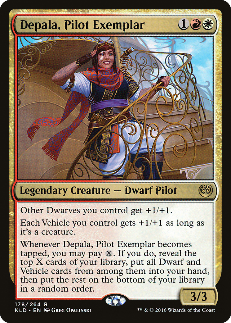 Depala, Pilot Exemplar (KLD-178) [Kaladesh] Foil