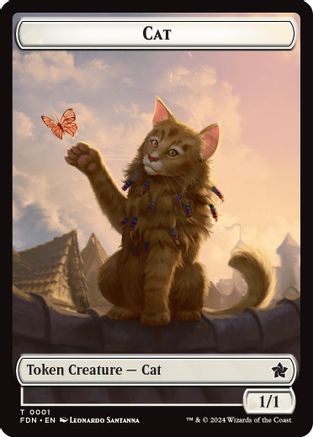 Cat (0001) // Cat (0002) Doubled-Sided Token (FDN-1 // 2) [Foundations]