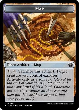 Map // Plot Double-Sided Token (BIG-7 // 20) [Outlaws of Thunder Junction: The Big Score]