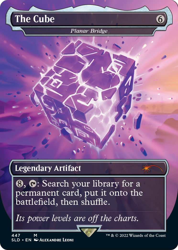 The Cube - Planar Bridge (SLD-447) (Borderless) [Secret Lair Drop]