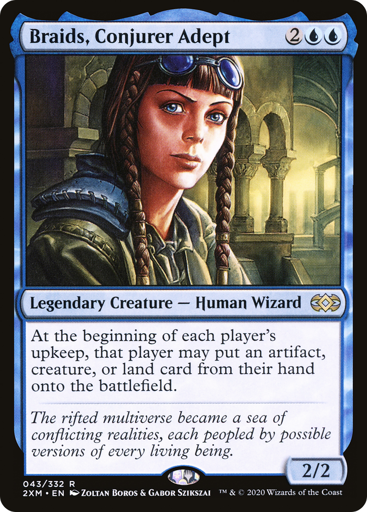 Braids, Conjurer Adept (2XM-043) [Double Masters]