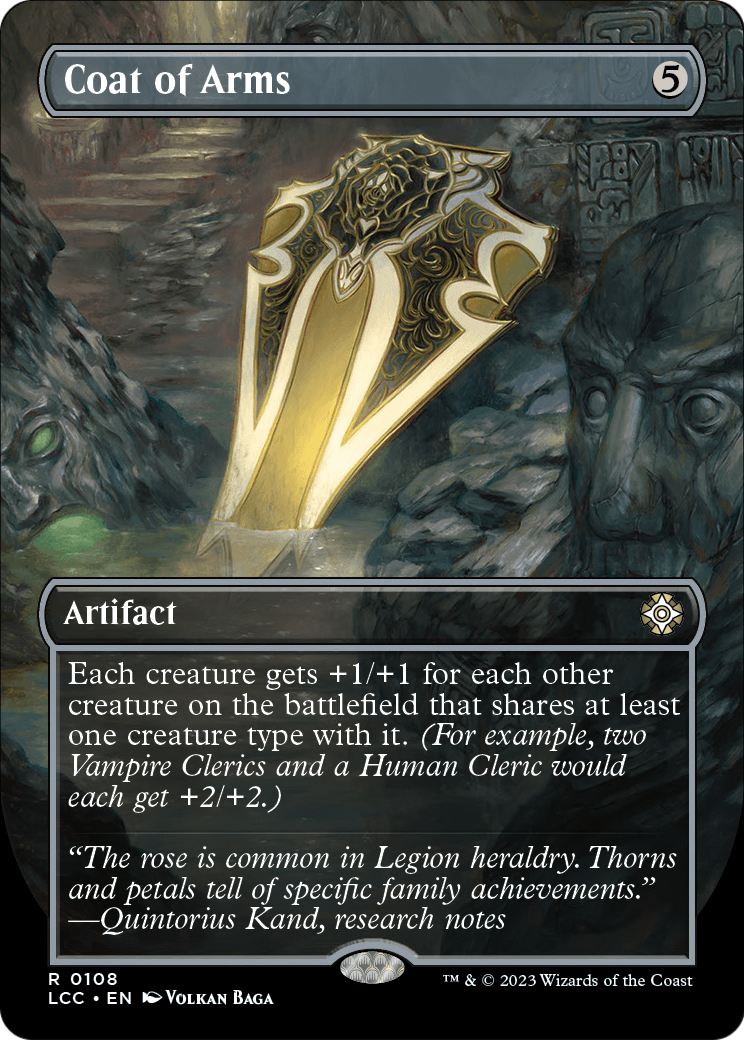Coat of Arms (Borderless) (LCC-108) [The Lost Caverns of Ixalan Commander]