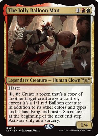 The Jolly Balloon Man (PPDSK-219) [Promo Pack: Duskmourn: House of Horror] Foil
