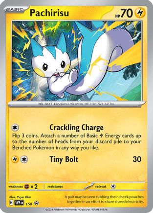 Pachirisu (158) [SV Scarlet & Violet Promo Cards] Holofoil - Promo