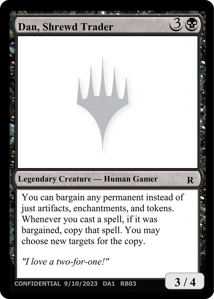 Dan, Shrewd Trader [Unknown Event]
