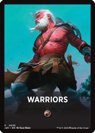 Warriors Theme Card (J25-035) [Foundations Jumpstart]