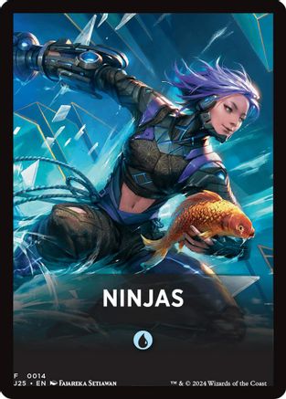 Ninjas Theme Card (J25-014) [Foundations Jumpstart]