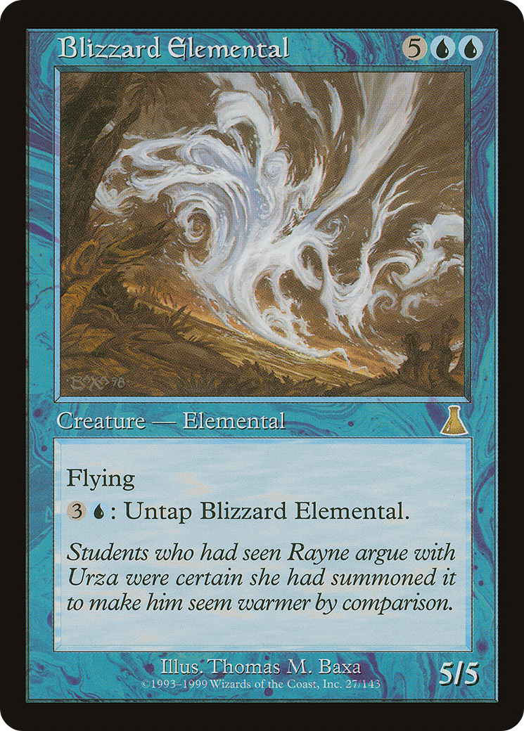 Blizzard Elemental (UDS-027) [Urza's Destiny]