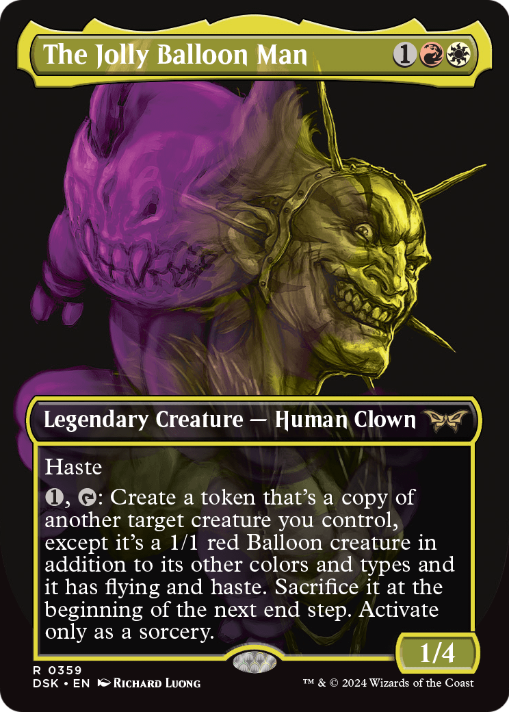 The Jolly Balloon Man (Showcase) (DSK-359) (Borderless) [Duskmourn: House of Horror]