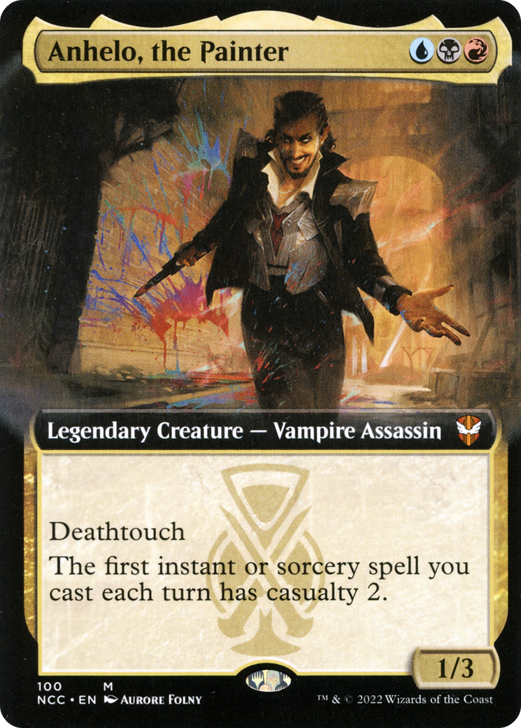 Anhelo, the Painter (Extended Art) (NCC-100) [New Capenna Commander] Foil