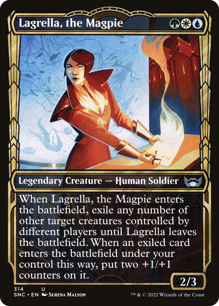 Lagrella, the Magpie (Showcase) (SNC-314) [Streets of New Capenna] Foil