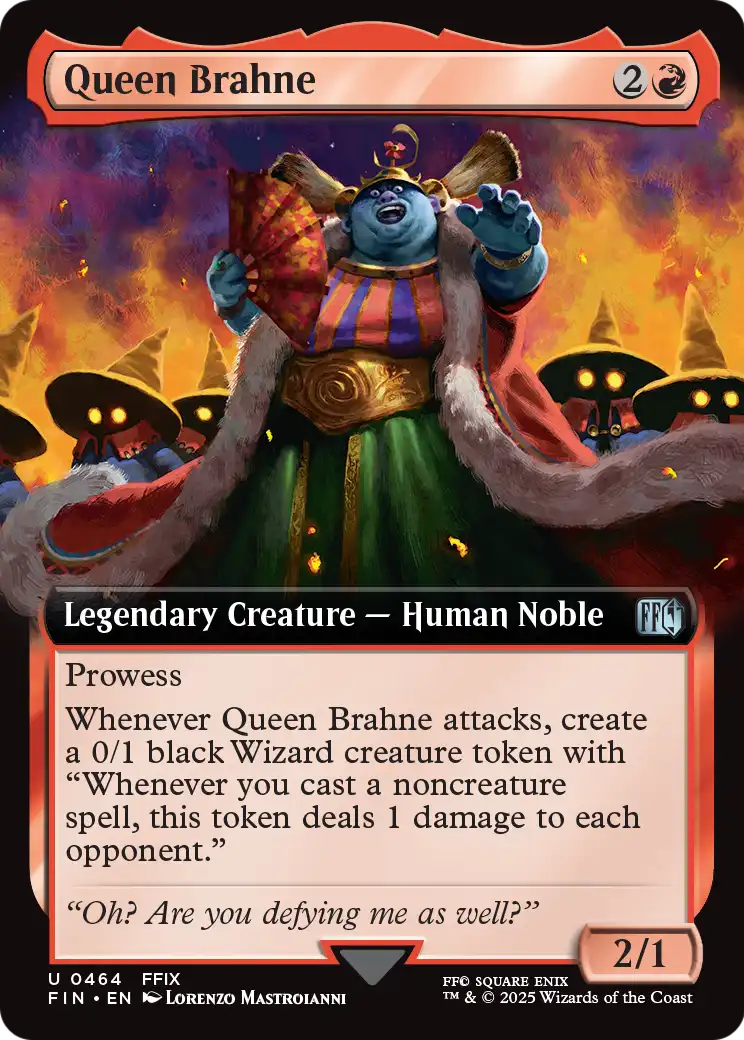 Queen Brahne (Extended Art) (FIN-464) [FINAL FANTASY] Foil